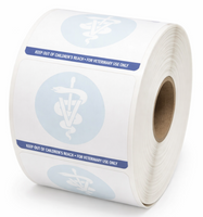 Caduceus with warning
