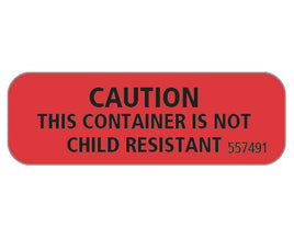 NEW! Container is not Child Resistant